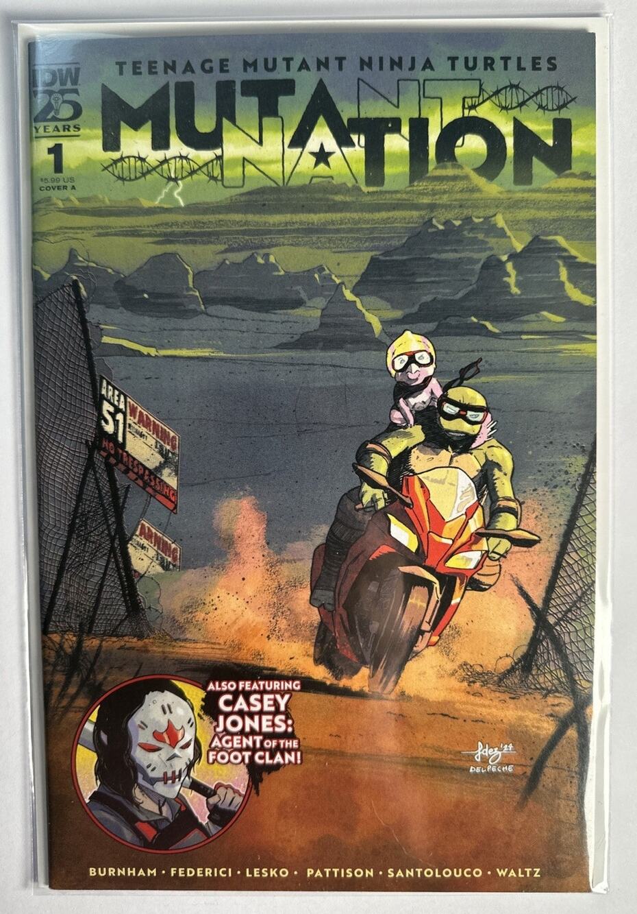 TEENAGE MUTANT NINJA TURTLES: Mutant Nation #1 NM (IDW 2024) Brand New Series